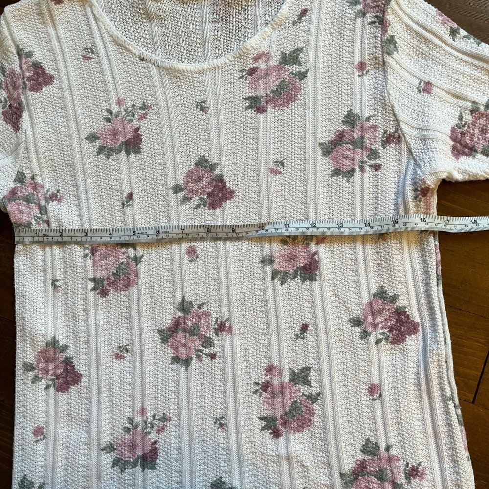 Vintage floral sweater - Picture 4 of 5